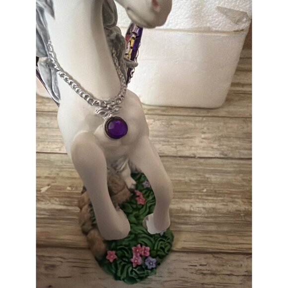 Hamilton Collection Jeweled Reflections Amethyst Splendor Unicorn w/Box & COA - Picture 16 of 16